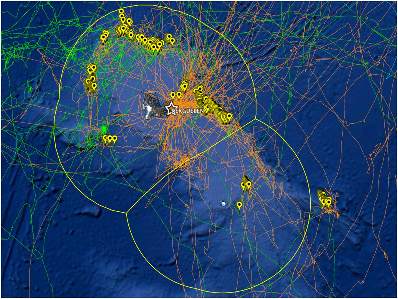 A zoom on Kerguelen EEZ zone