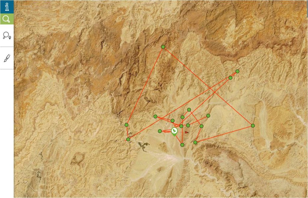 ArgosWeb map trajectory