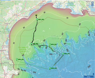 ALSEAMAR Glider trajectory